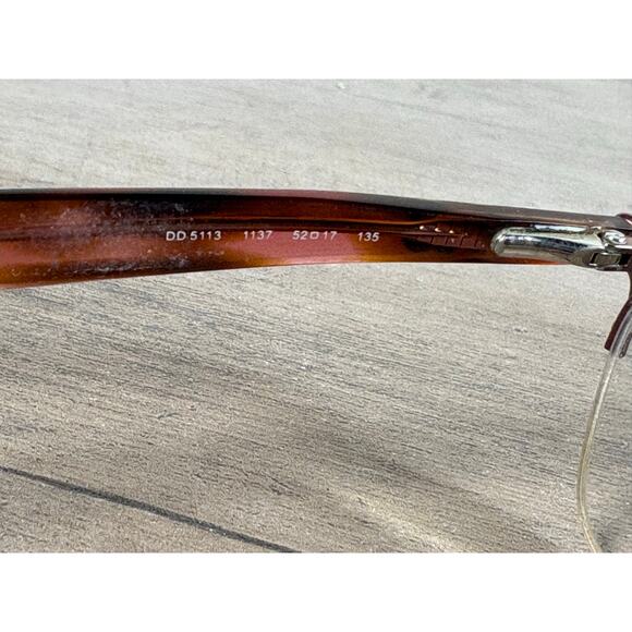 D&G Dolce & Gabbana DD5113 1137 Eyeglasses Frames 52-17 135 – Tortoise Rimless‎